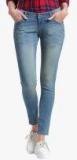 Trend Arrest Blue Low Rise Slim Fit Jeans Women