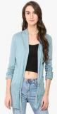 Trend Arrest Blue Solid Shrug Women