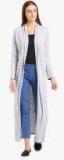 Trend Arrest Grey Striped Shrug Women