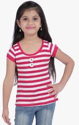 Triki Pink Casual Top Girls