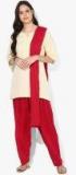 Tripti Red Solid Bottom And Dupatta Set Women