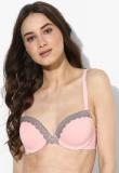 Triumph Pink Self Pattern Non Wired Non Padded Bra women