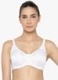 Triumph White Solid Underwired Full Non Padded Minimizer Bra women