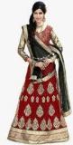 Triveni Sarees Maroon Embroidered Lehenga Women