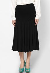 Tshirt Company Flaired Calf Length Skirt Women