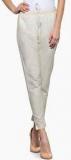 Tulsattva Beige Solid Chinos women