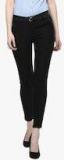 Tulsattva Black Solid Slim Fit Formal Trouser Women