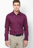 Turtle Maroon Slim Formal Shirt Men