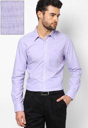 Turtle Purple Formal Shirt Men