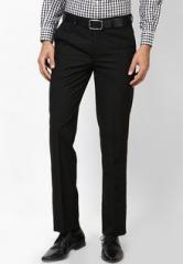 Turtle Solid Black Formal Trouser men