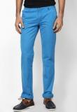 Turtle Solid Blue Chinos Men