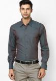 Turtle Solid Green Formal Shirt Men