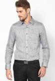 Turtle Solid Grey Formal Shirt Men