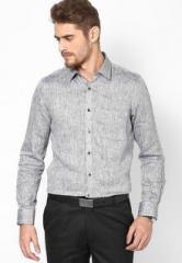 Turtle Solid Grey Formal Shirt men