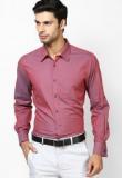 Turtle Solid Maroon Formal Shirt Men