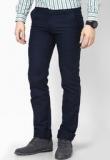 Turtle Solid Navy Blue Chinos Men