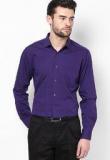 Turtle Solid Purple Formal Shirt Men