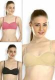 Tweens Multicoloured Demi Cup Padded Bra Women