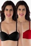 Tweens Pack Of 2 Multicoloured Solid Bras Women