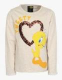 Tweety Beige Sweatshirt Girls