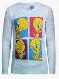 Tweety Grey Casual Top Girls