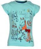 U S Polo Assn Aqua Blue Casual Top Girls