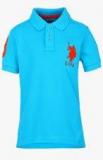 U S Polo Assn Aqua Blue Polo Shirt boys