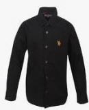 U S Polo Assn Black Casual Shirt Girls