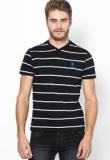 U S Polo Assn Black V Neck T Shirt Men