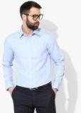 U S Polo Assn Blue Checked Tailored Fit Formal Shirt Men