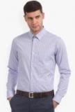 U S Polo Assn Blue Solid Regular Fit Formal Shirt Men