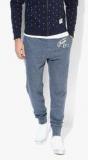 U S Polo Assn Blue Solid Slim Fit Track Pants men