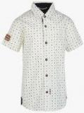 U S Polo Assn Cream Casual Shirt boys