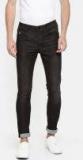 U S Polo Assn Denim Co Black Skinny Fit Mid Rise Clean Look Stretchable Jeans Men