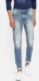 U S Polo Assn Denim Co Blue Skinny Fit Mid Rise Mildly Distress Stretchable Jeans Men