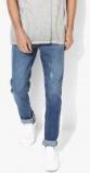 U S Polo Assn Denim Co Blue Slim Fit Mid Rise Low Distress Jeans Men