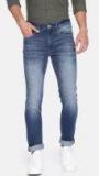 U S Polo Assn Denim Co Blue Slim Fit Mid Rise Low Distressed Stretchable Jeans men