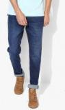 U S Polo Assn Denim Co Blue Washed Mid Rise Slim Fit Jeans Men