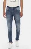 U S Polo Assn Denim Co Blue Woody Slim Fit Mid Rise Clean Look Stretchable Jeans Men