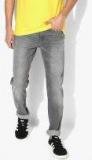 U S Polo Assn Denim Co Grey Washed Mid Rise Slim Fit Jeans Men