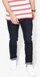 U S Polo Assn Denim Co Navy Blue Skinny Fit Mid Rise Clean Look Stretchable Jeans Men