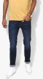 U S Polo Assn Denim Co Navy Blue Washed Low Rise Skinny Fit Jeans Men