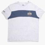 U S Polo Assn Denim Co Off White Colourblocked Regular Fit V Neck T Shirt men