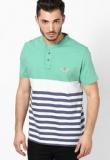 U S Polo Assn Green Henley T Shirt Men