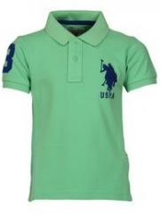 U S Polo Assn Green Polos boys