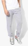 U S Polo Assn Grey Melange Solid Slim Fit Track Pants men