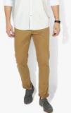 U S Polo Assn Khaki Solid Slim Fit Chinos men