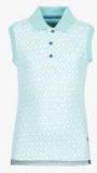 U S Polo Assn Kids Aqua Blue Casual Top Girls