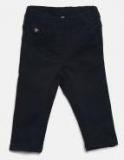 U S Polo Assn Kids Black Skinny Fit Mid Rise Clean Look Jeans Girls