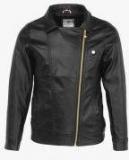 U S Polo Assn Kids Black Solid Winter Jacket girls